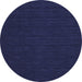 Round Machine Washable Abstract Blue Contemporary Rug, wshcon211blu