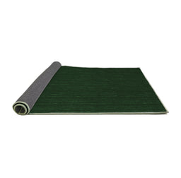 Sideview of Abstract Emerald Green Contemporary Rug, con211emgrn