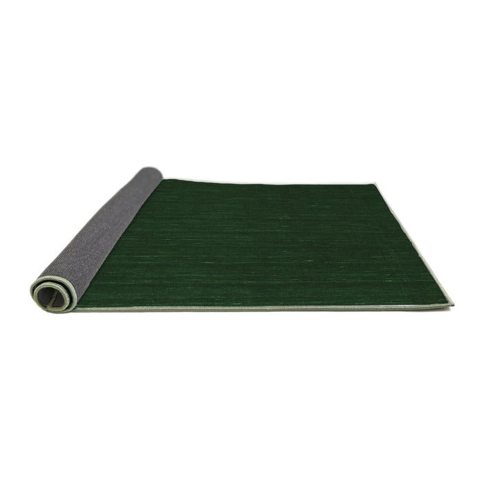 Sideview of Abstract Emerald Green Contemporary Rug, con211emgrn