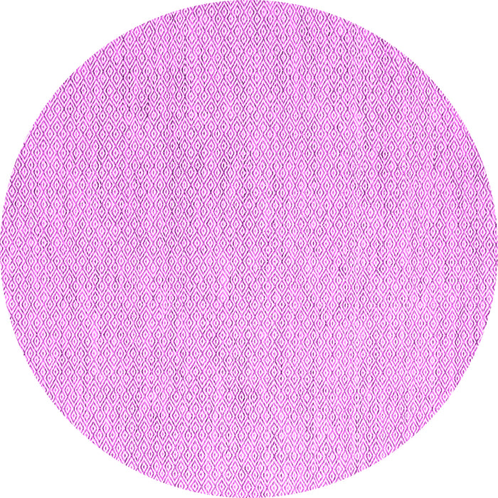 Round Abstract Pink Contemporary Rug, con2120pnk