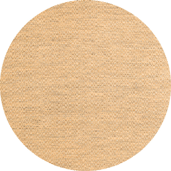 Square Abstract Orange Contemporary Rug, con2120org