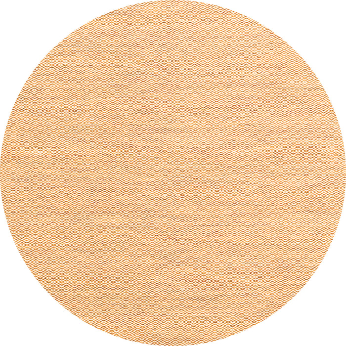 Square Solid Orange Modern Rug, con2121org