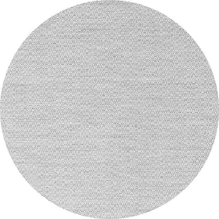 Square Solid Gray Modern Rug, con2121gry