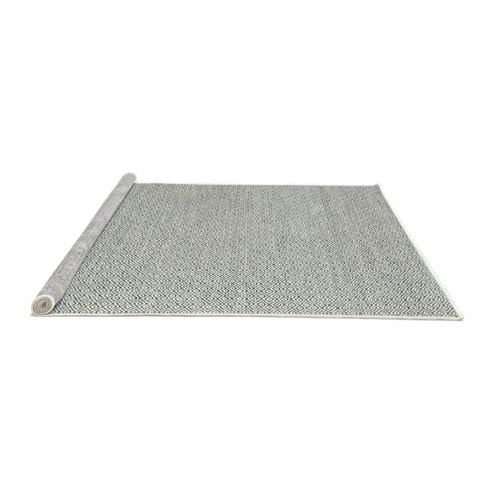 Serging Thickness of Machine Washable Contemporary Granite Gray Rug, wshcon2122