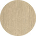 Round Abstract Brown Contemporary Rug, con2122brn