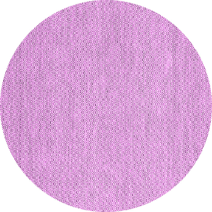 Round Machine Washable Abstract Pink Contemporary Rug, wshcon2122pnk