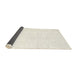 Thickness of Contemporary Blonde Beige Solid Rug, con2123