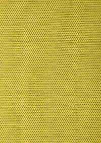 Abstract Yellow Contemporary Rug, con2124yw