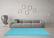 Machine Washable Abstract Light Blue Contemporary Rug in a Living Room, wshcon2124lblu