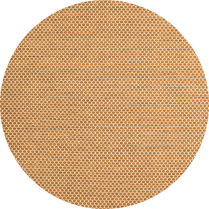 Square Abstract Orange Contemporary Rug, con2124org