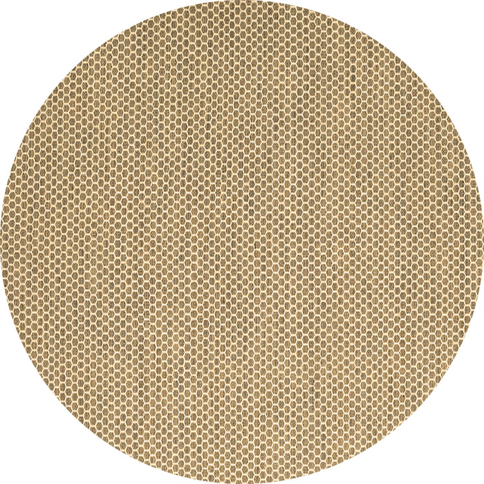 Round Machine Washable Abstract Brown Contemporary Rug, wshcon2124brn