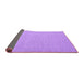 Sideview of Abstract Purple Contemporary Rug, con2124pur