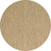 Round Abstract Brown Contemporary Rug, con2125brn