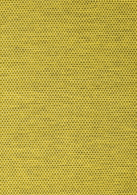 Abstract Yellow Contemporary Rug, con2125yw