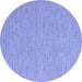 Round Machine Washable Abstract Blue Contemporary Rug, wshcon2125blu