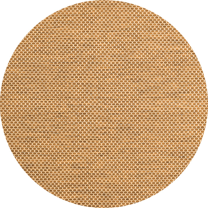 Square Abstract Orange Contemporary Rug, con2125org