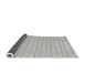 Thickness of Contemporary Gunmetal Gray Modern Rug, con2126