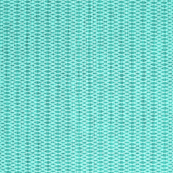Square Abstract Turquoise Contemporary Rug, con2126turq