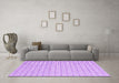 Machine Washable Abstract Purple Contemporary Area Rugs in a Living Room, wshcon2126pur