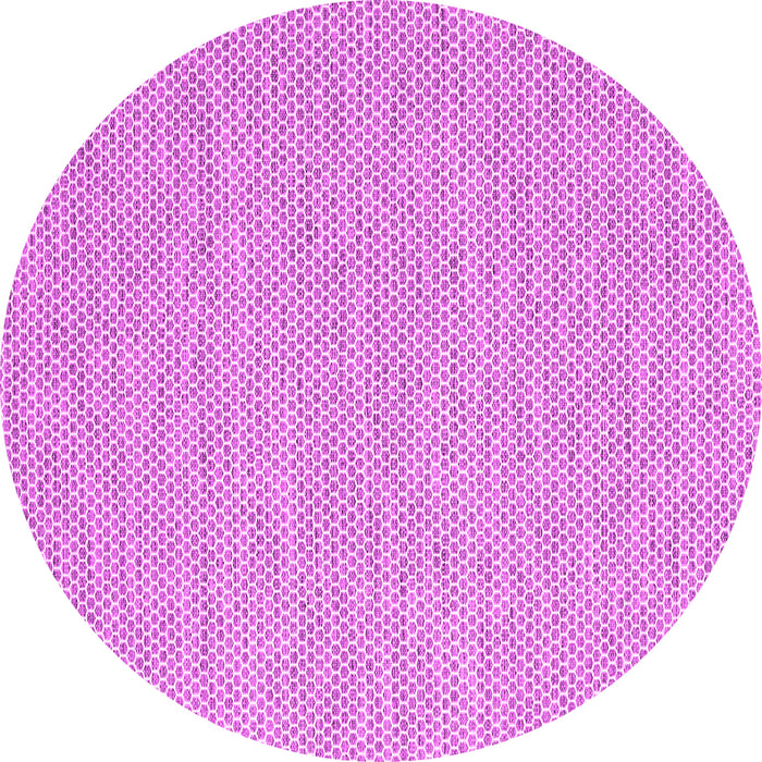 Round Abstract Pink Contemporary Rug, con2127pnk