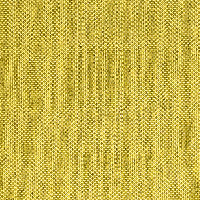 Square Abstract Yellow Contemporary Rug, con2127yw