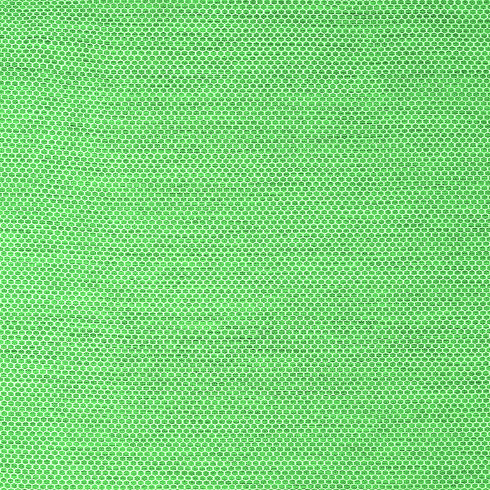 Round Machine Washable Abstract Green Contemporary Area Rugs, wshcon2129grn