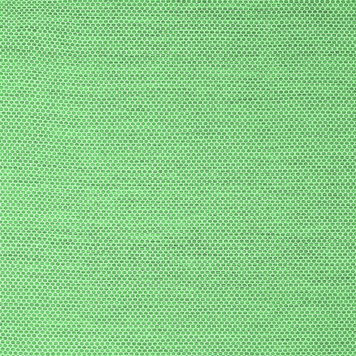 Square Abstract Emerald Green Contemporary Rug, con2129emgrn