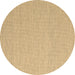 Round Machine Washable Abstract Brown Contemporary Rug, wshcon2129brn