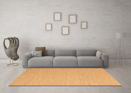 Machine Washable Abstract Orange Contemporary Area Rugs in a Living Room, wshcon2129org