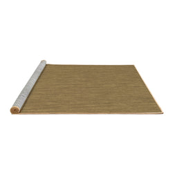 Sideview of Machine Washable Abstract Brown Contemporary Rug, wshcon212brn