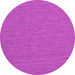 Round Machine Washable Abstract Pink Contemporary Rug, wshcon212pnk