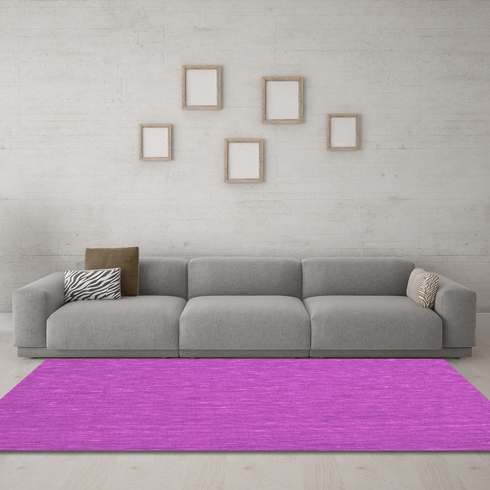 Machine Washable Abstract Pink Contemporary Rug in a Living Room, wshcon212pnk