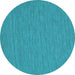 Round Machine Washable Abstract Light Blue Contemporary Rug, wshcon212lblu