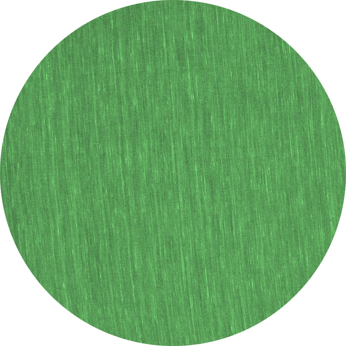 Round Abstract Emerald Green Contemporary Rug, con212emgrn