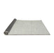 Thickness of Contemporary Dark Gray Modern Rug, con2130