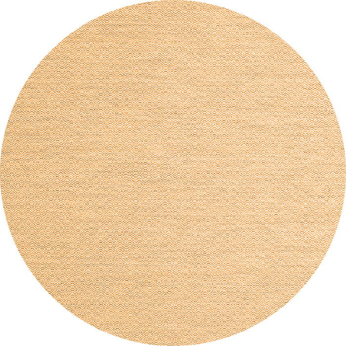 Square Abstract Orange Contemporary Rug, con2130org