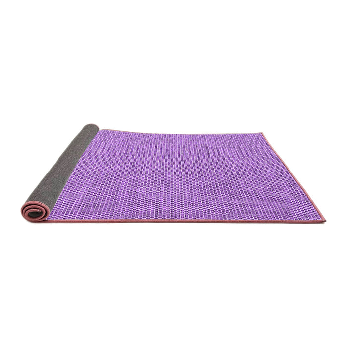 Sideview of Abstract Purple Contemporary Rug, con2131pur