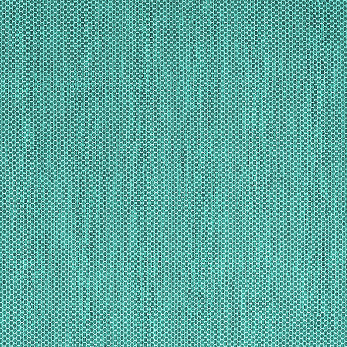 Square Abstract Turquoise Contemporary Rug, con2131turq