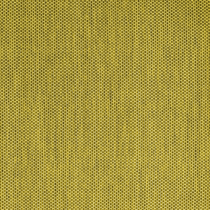 Square Abstract Yellow Contemporary Rug, con2131yw