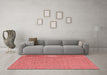 Contemporary Red Washable Rugs