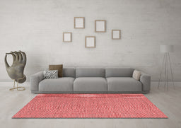 Contemporary Red Washable Rugs