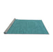 Sideview of Machine Washable Abstract Light Blue Contemporary Rug, wshcon2131lblu