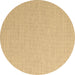 Round Machine Washable Abstract Brown Contemporary Rug, wshcon2132brn