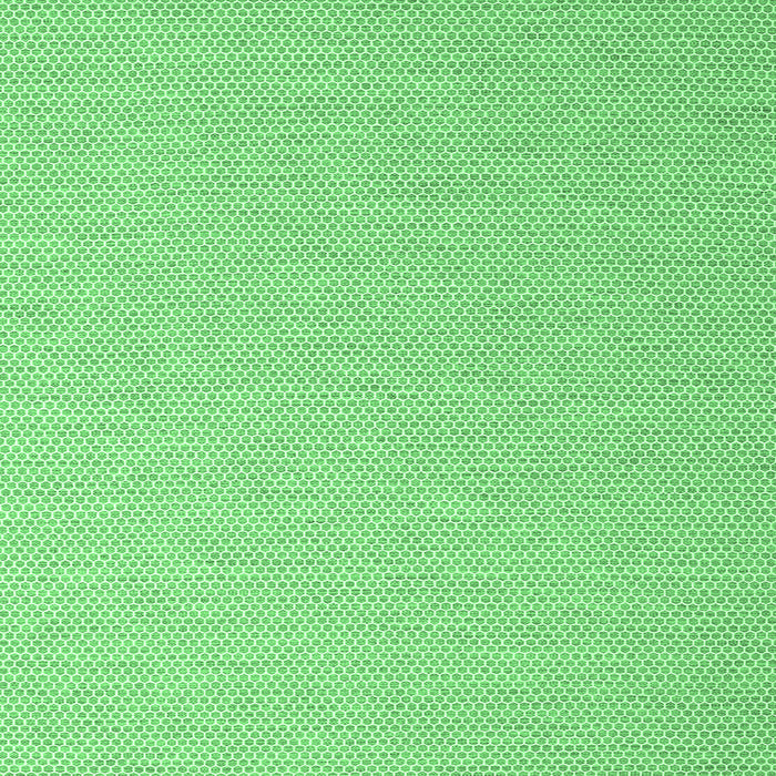 Square Machine Washable Abstract Emerald Green Contemporary Area Rugs, wshcon2132emgrn