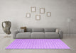 Machine Washable Abstract Purple Contemporary Area Rugs in a Living Room, wshcon2133pur