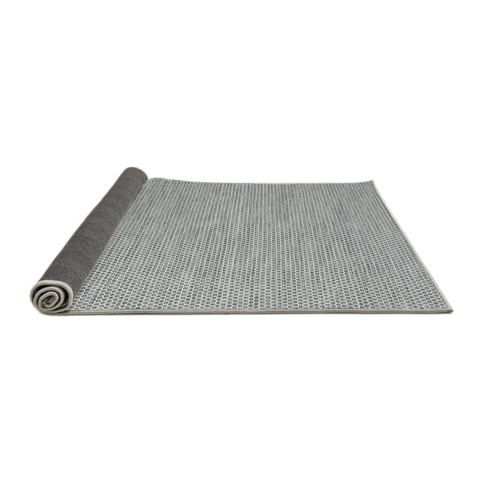 Thickness of Contemporary Silver Gray Modern Rug, con2134