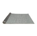 Thickness of Contemporary Silver Gray Modern Rug, con2134