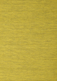 Abstract Yellow Contemporary Rug, con2134yw