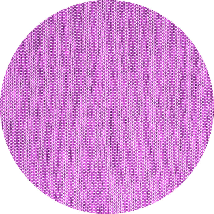 Round Machine Washable Abstract Pink Contemporary Rug, wshcon2134pnk