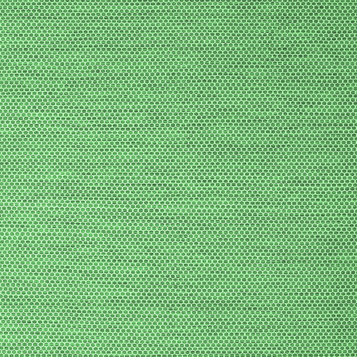 Square Abstract Emerald Green Contemporary Rug, con2134emgrn